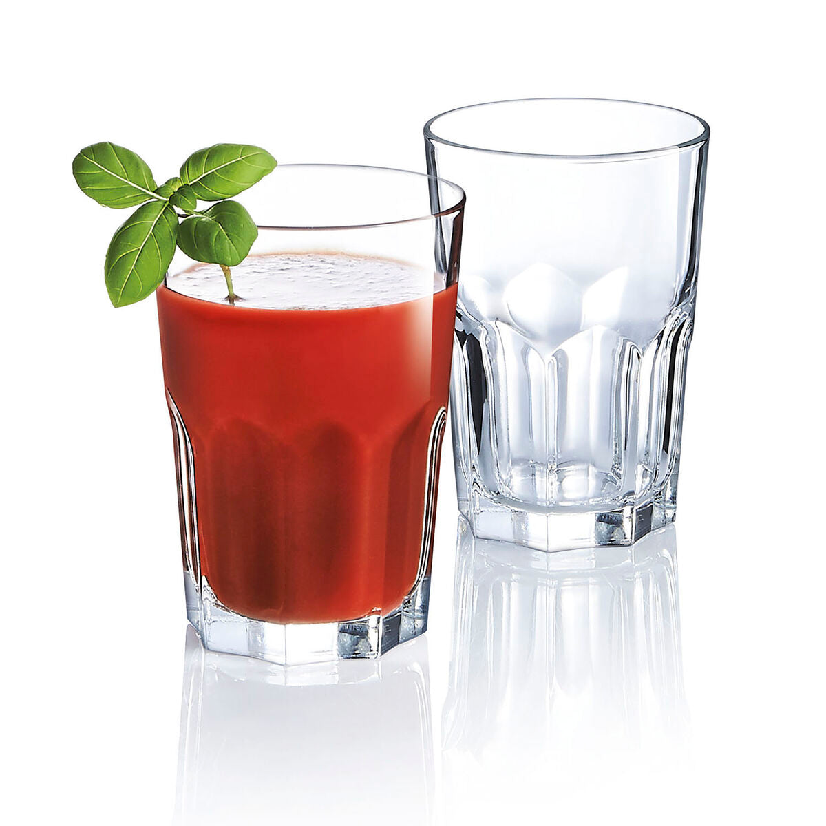 Juomalasit 400 ml 24 kpl, tiskikoneeseen sopivat läpinäkyvät lasit Luminarc