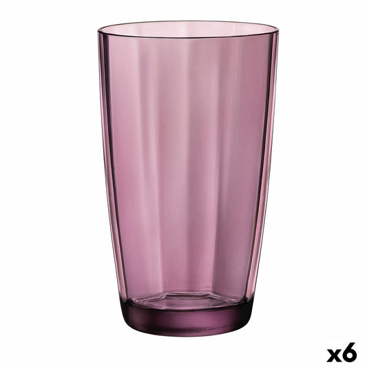 Juomalasit 470 ml, 6 kpl - purppura Pulsar-lasisarja keittiöön & tarjoiluun