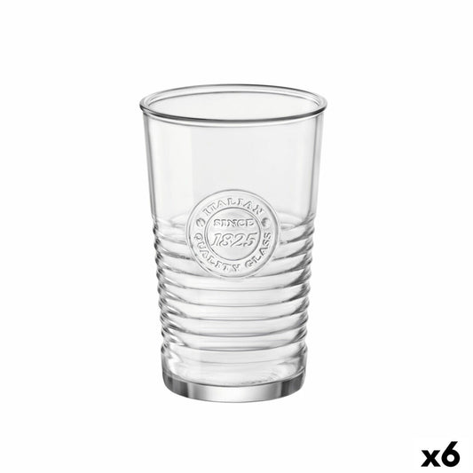 Juomalasit 475 ml, 6 kpl - läpinäkyvät Officina lasit keittiöön, Bormioli Rocco