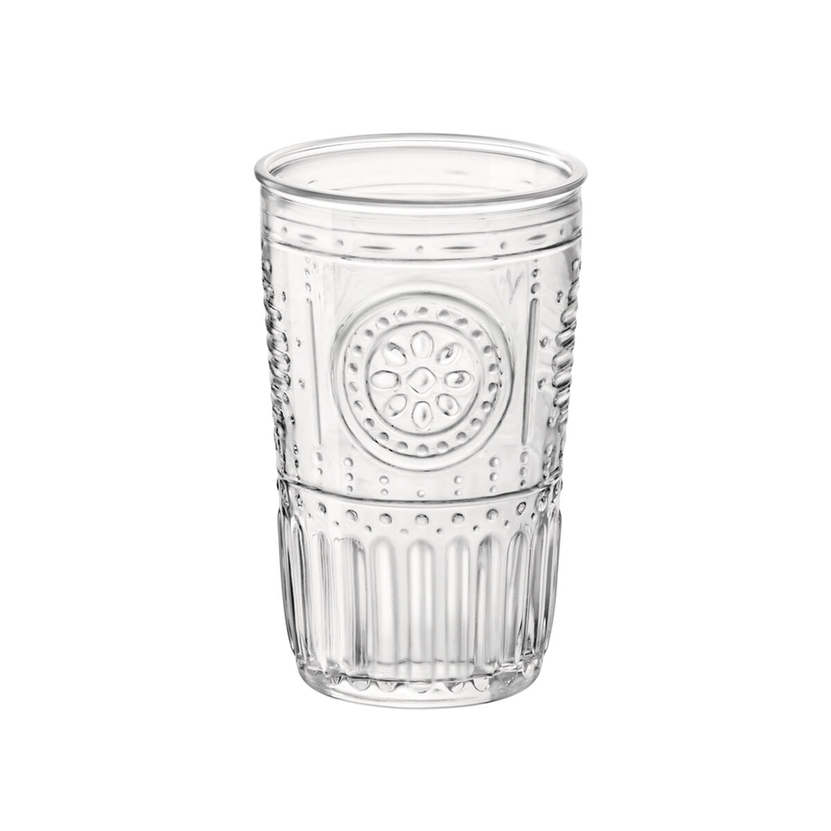 Juomalasit 475 ml, 6 kpl - kuviolliset läpinäkyvät lasit, astianpesukone