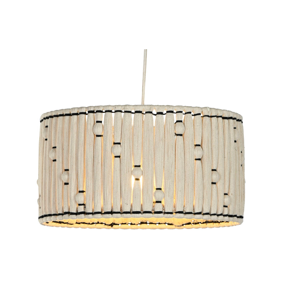 Kattovalaisin juutti 39 x 39 x 21 cm, musta – E27 50 W, urbaani varjostin