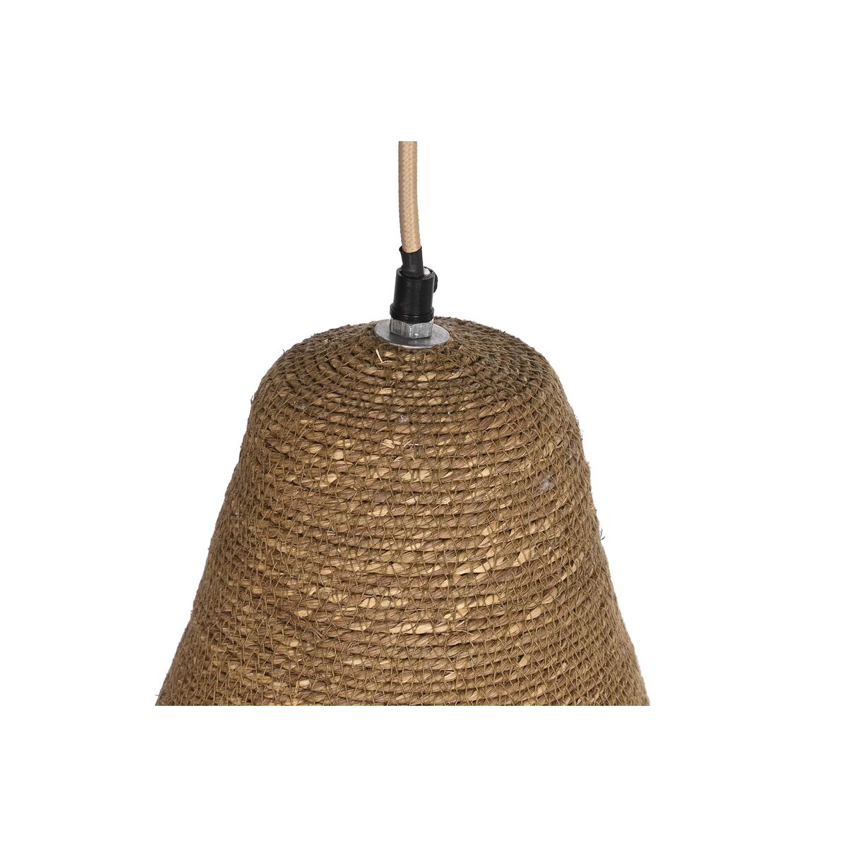 Juutti-riippuvalaisin E27, 67 cm - luonnollinen sävy, rautarunko 50 W