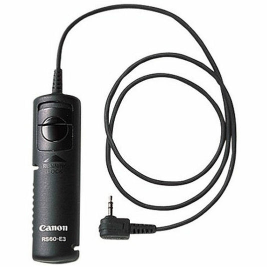 Kamerakaukosäädin RS-60E3 langallinen laukaisinkaapeli, musta, Canon kameralle