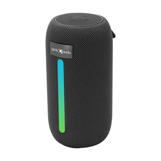 Kannettava Bluetooth-kaiutin 8 W, RGB-LED-valo, musta, taskukokoinen SPK-BT-LED-07