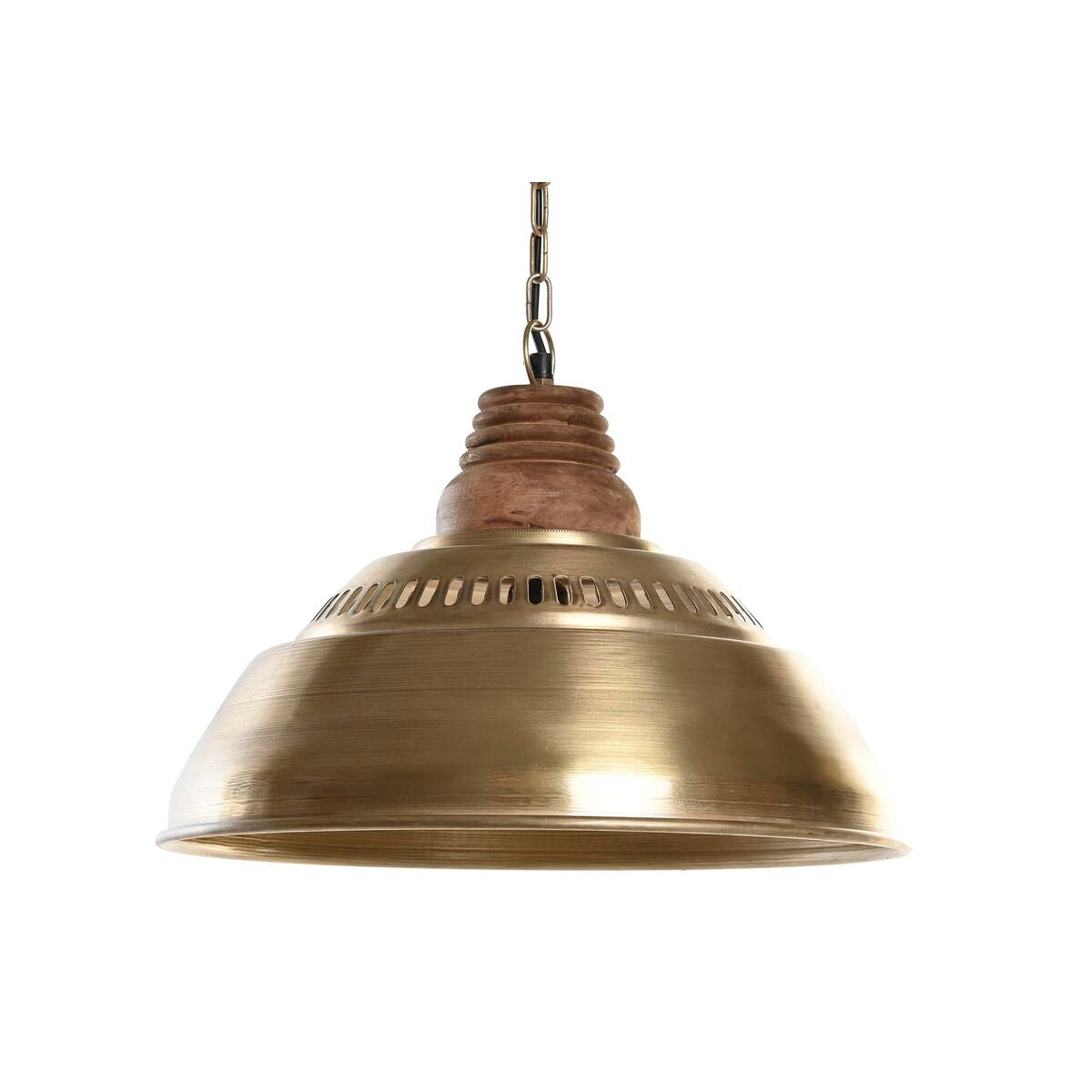 Kattovalaisin metallikupu mangopuu 50 W kullankeltainen, E27 - 43×43×31 cm