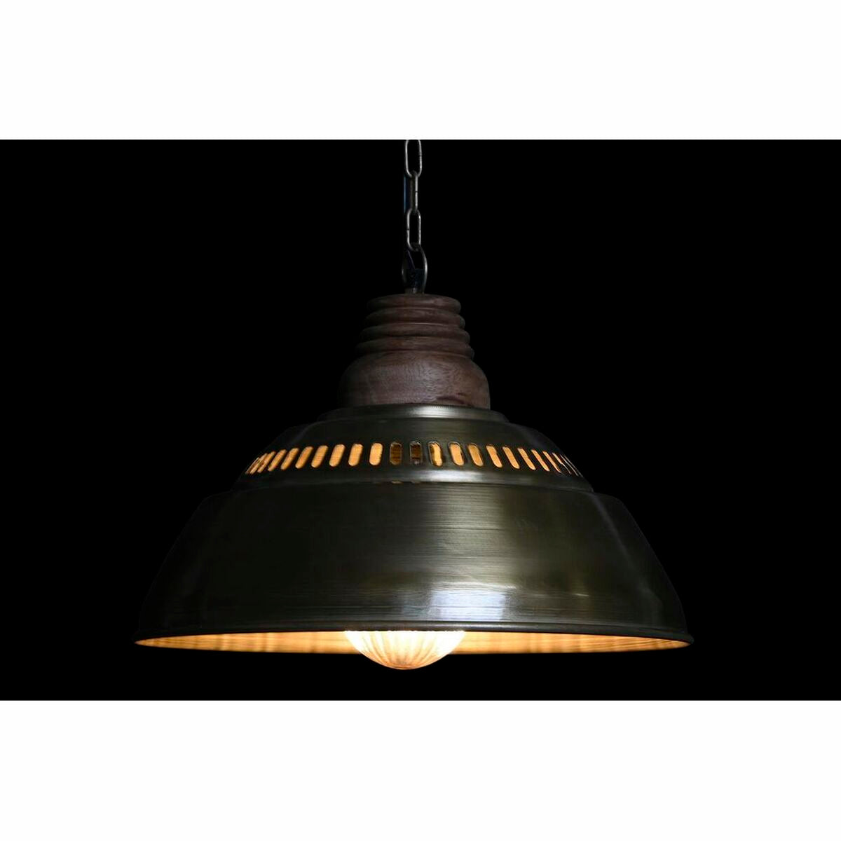 Kattovalaisin metallikupu mangopuu 50 W kullankeltainen, E27 - 43×43×31 cm