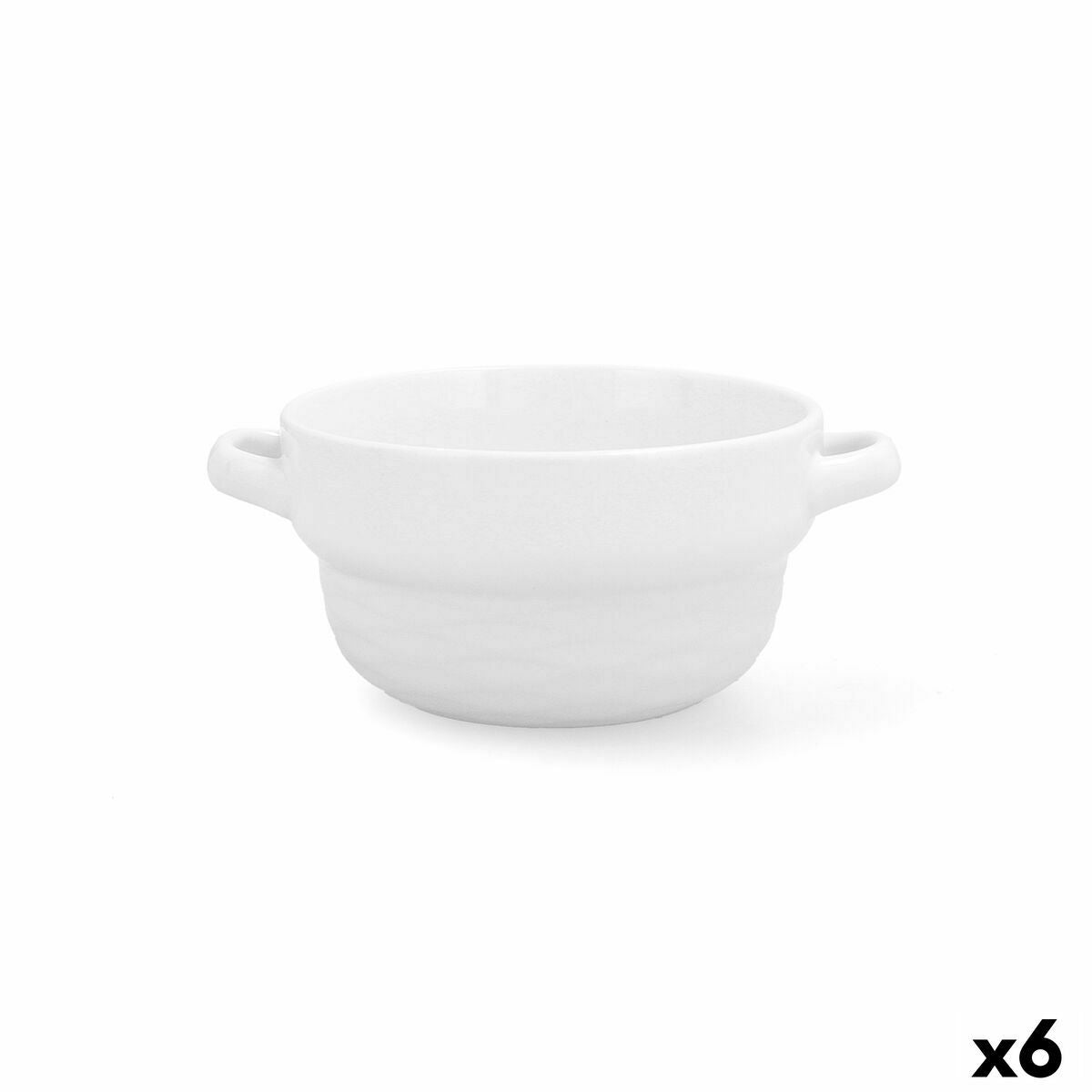 Keittokulhot 500 ml 6 kpl, kaksiväriset, pinottavat, astianpesukone