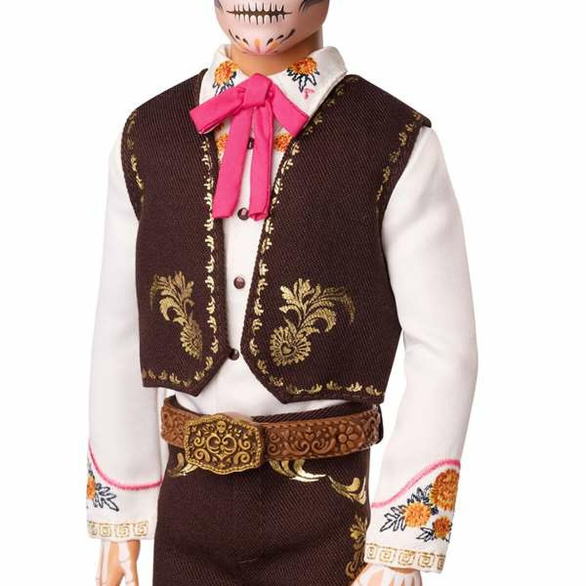 Ken-nukke Kuolleiden päivä, mariachi-luurankoasu & sombrero, 3+ v, Mattel