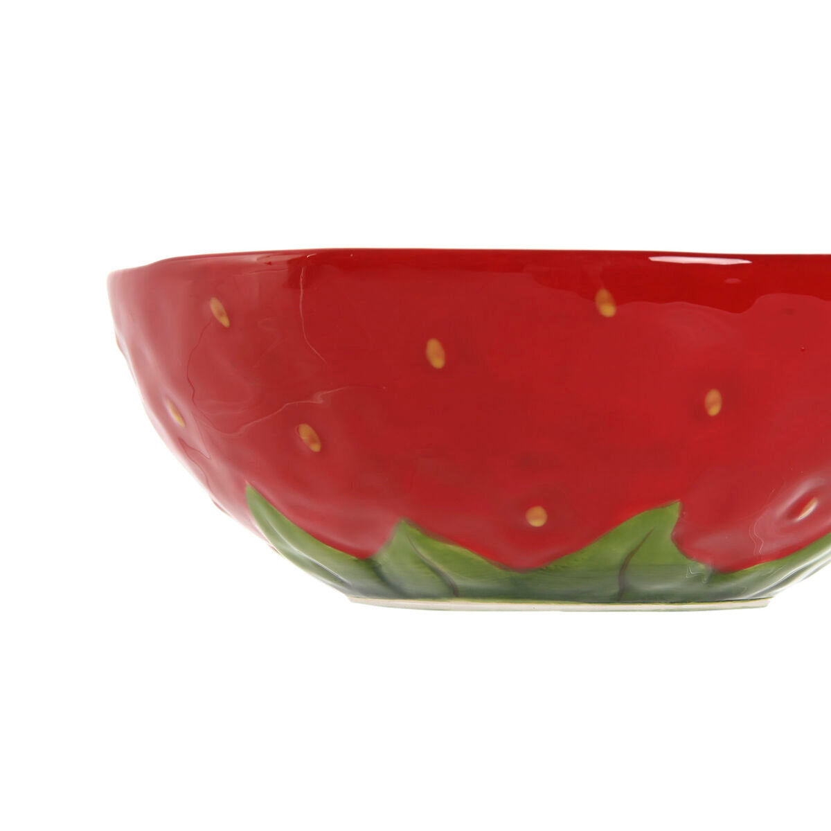 Keraaminen kulho 19,3×19,3×7 cm, punainen moderni, astianpesu- & mikrokestävä