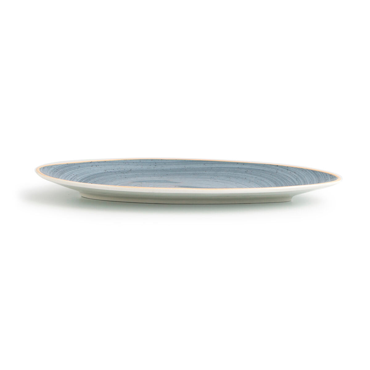 Keraaminen lautanen Ø 29 cm, kolmikulmainen sininen, 6 kpl