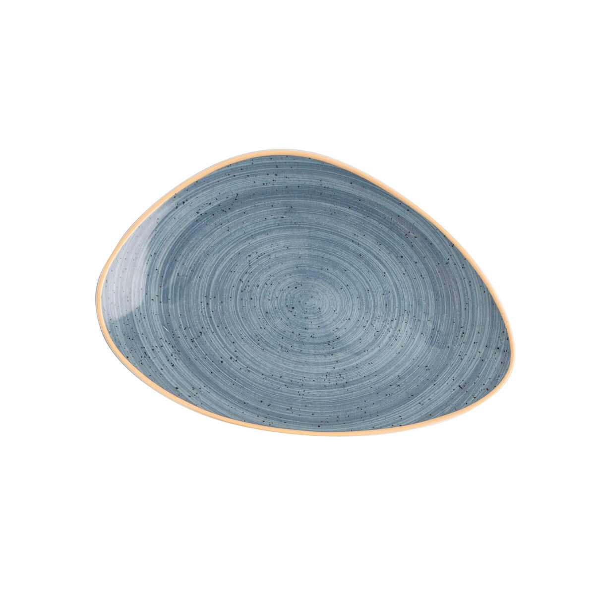 Keraaminen lautanen Ø 29 cm, kolmikulmainen sininen, 6 kpl