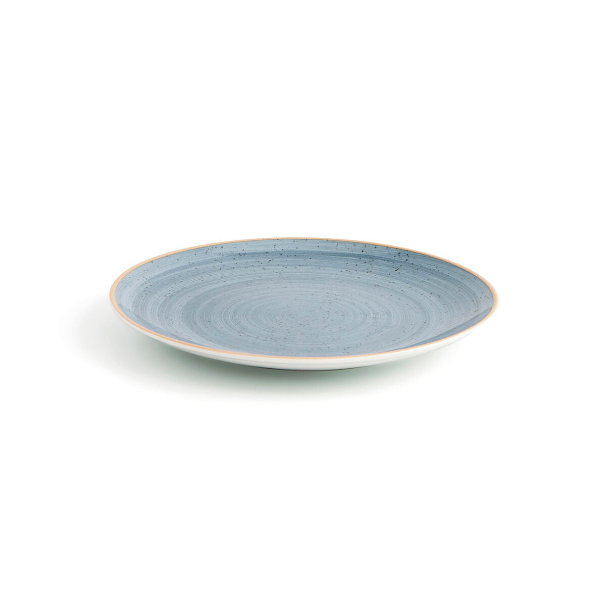 Keramiikkalautanen 24 cm, sininen – 6 kpl litteät lautaset arkeen & juhlaan