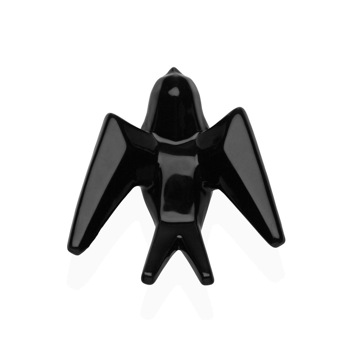 Koristehahmo lintu, keramiikka 12,5×5,2×13 cm, monivärinen pöytäkoriste