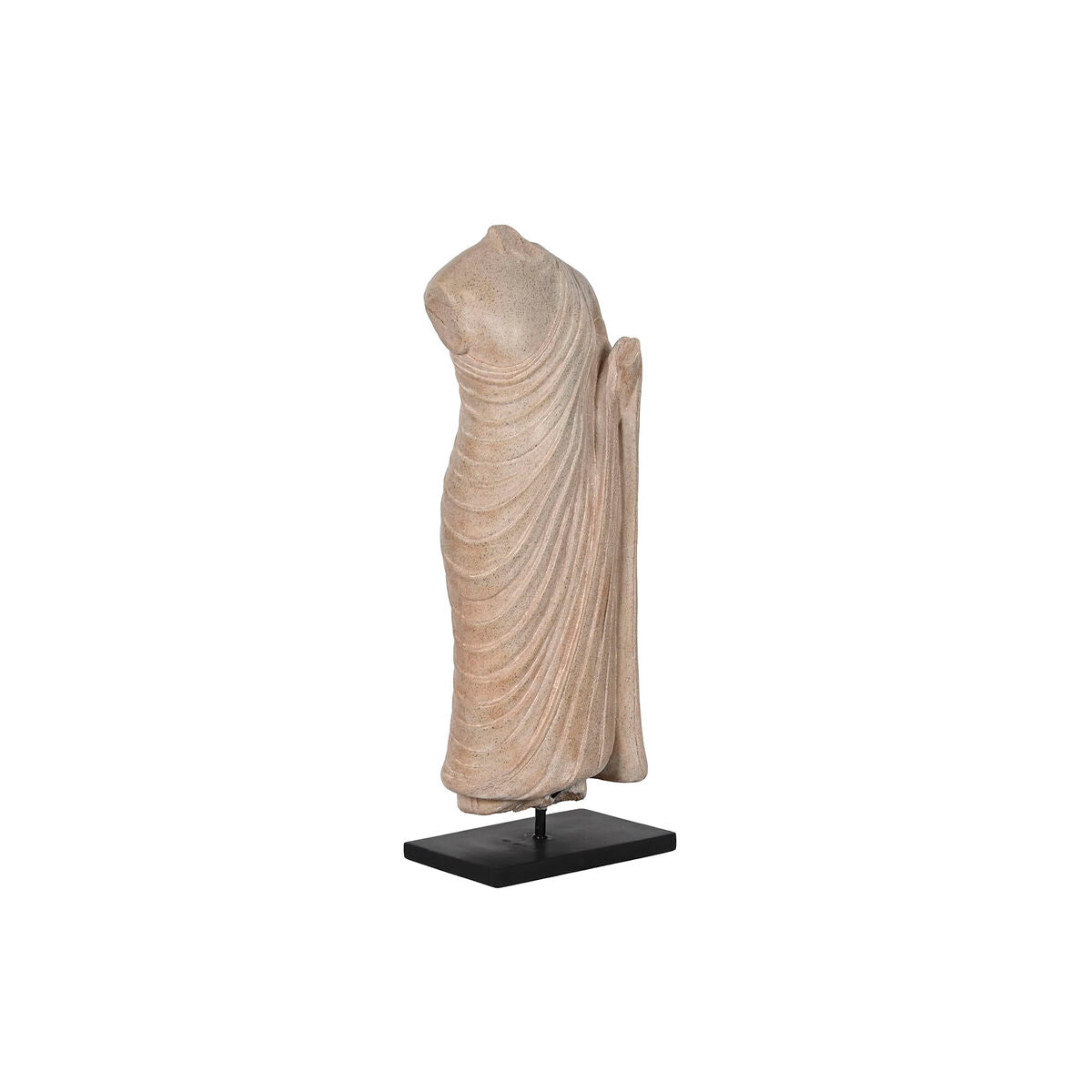 Koristebusti, uusklassinen ruskea-musta, 26,2 x 16 x 68,5 cm, jalustalla, hartsi