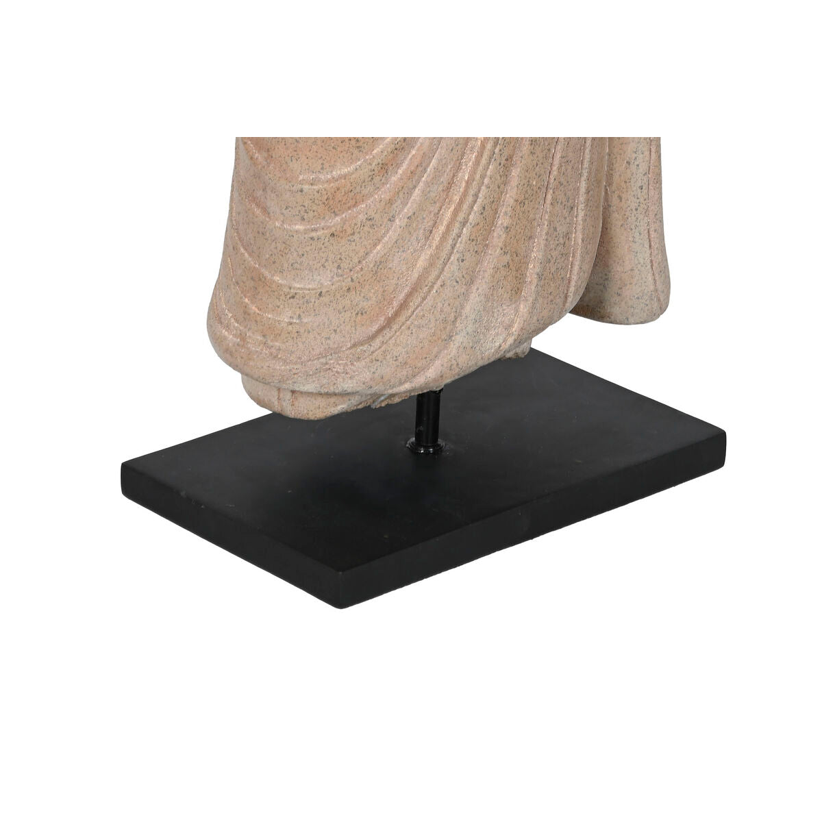 Koristebusti, uusklassinen ruskea-musta, 26,2 x 16 x 68,5 cm, jalustalla, hartsi