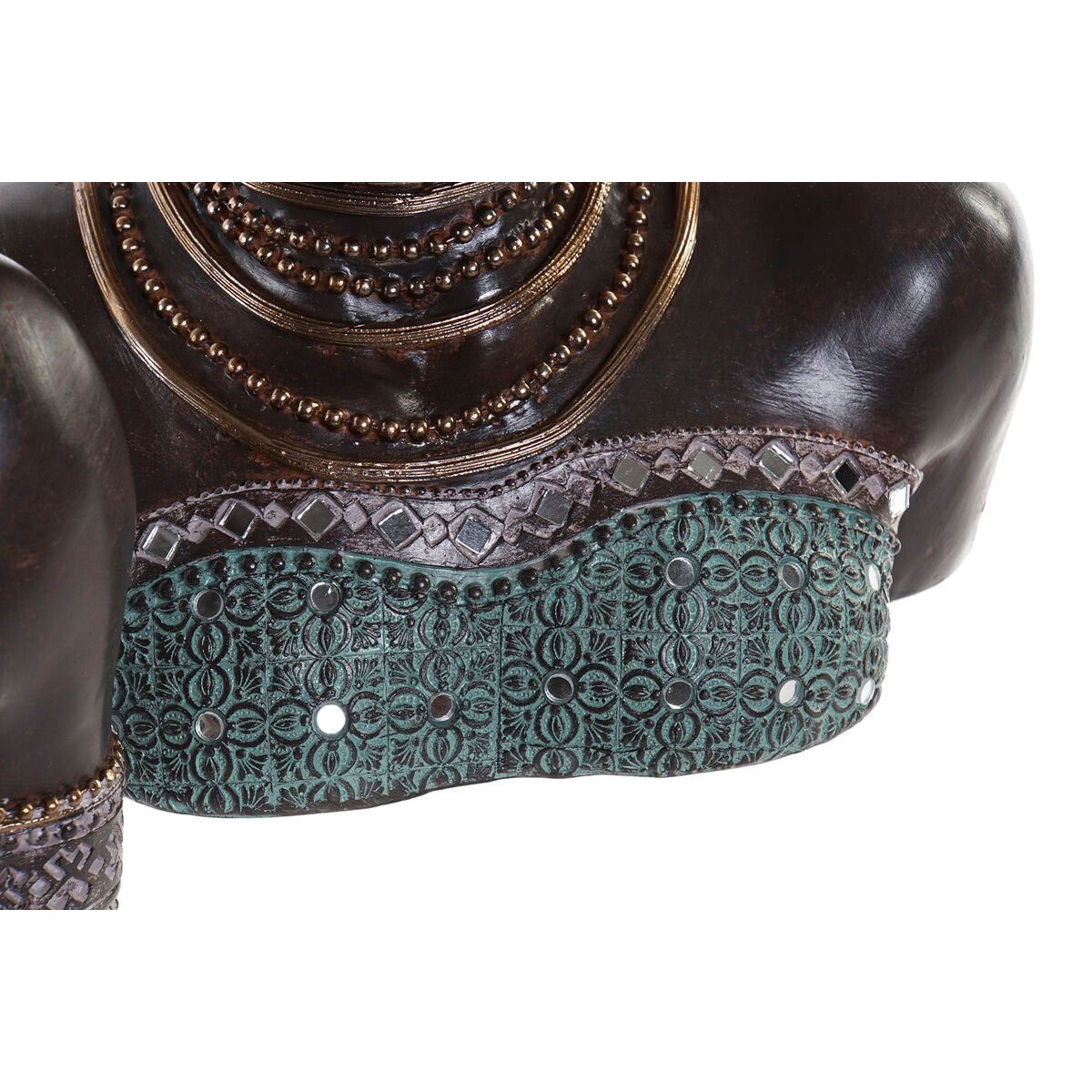 Koristehahmo afrikkalainen nainen, kulta & hopea 24 x 18 x 36 cm, 2 kpl