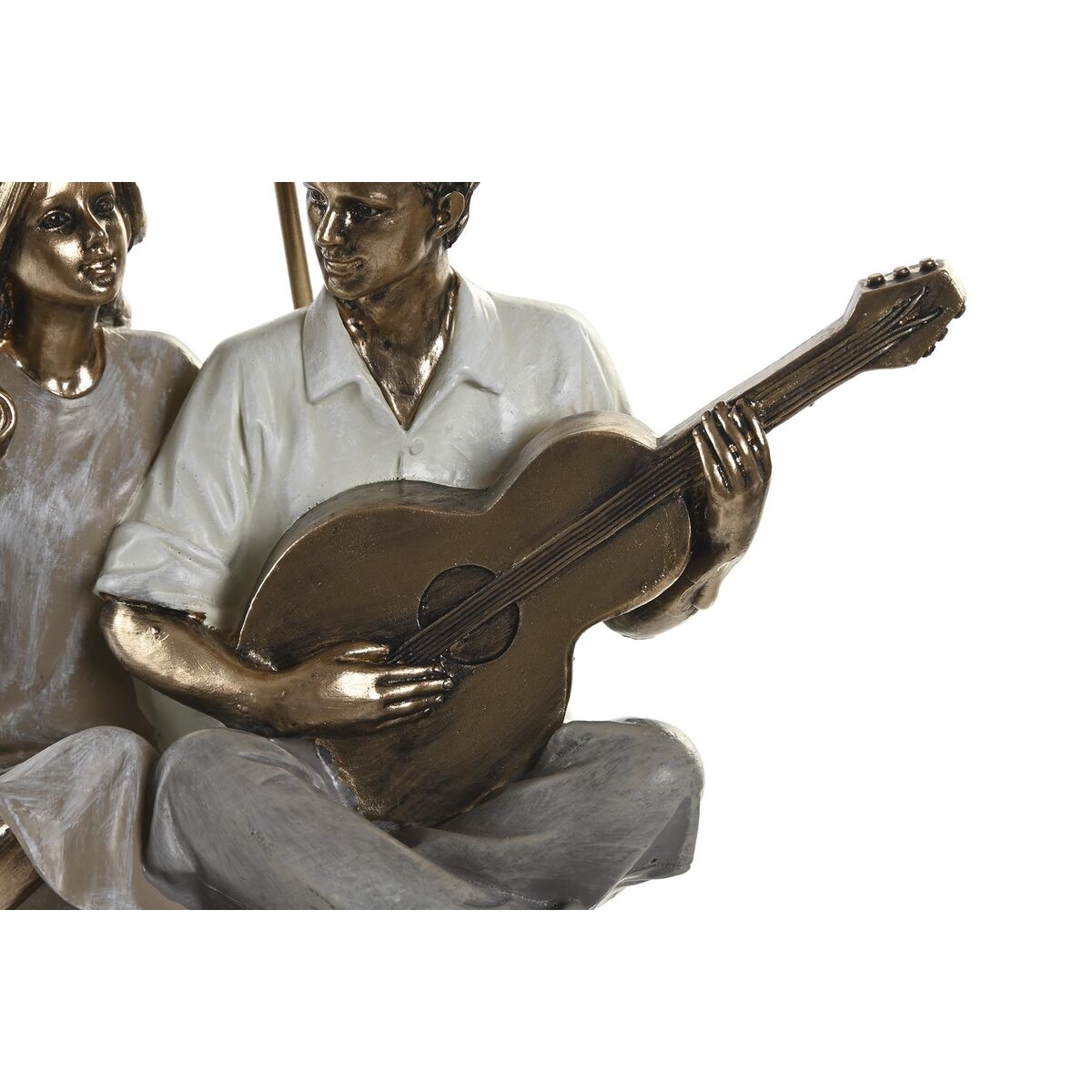 Koristehahmo pari resiini 18 x 11 x 12,5 & 18 x 11 x 17 cm sisustukseen