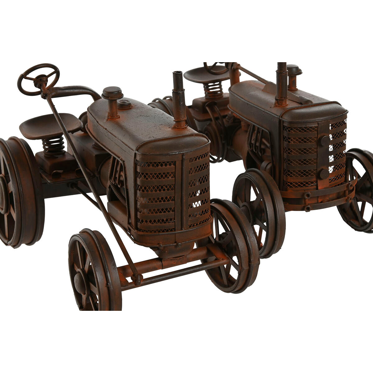Koristehahmo traktori, pronssi vintage 26 x 14 x 17,5 cm, 2 kpl, sisustukseen
