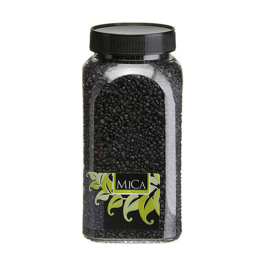 Koristekivet musta 650 ml - granulaatit sisustukseen & maljakoihin Mica