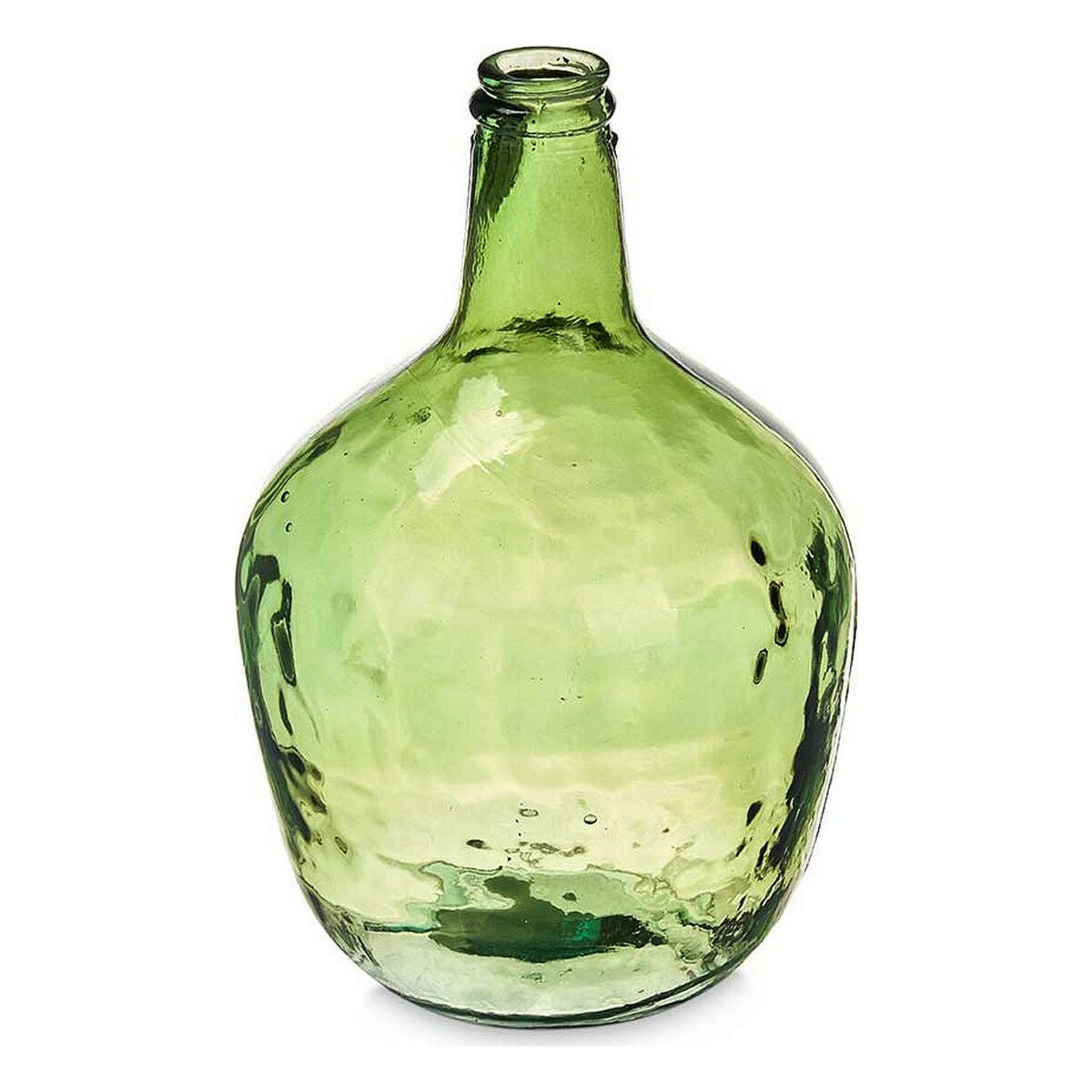 Koristepullo 4 l vihreä sileä lasi 17 x 29 x 17 cm, 4 kpl, setti kierrätyslasi