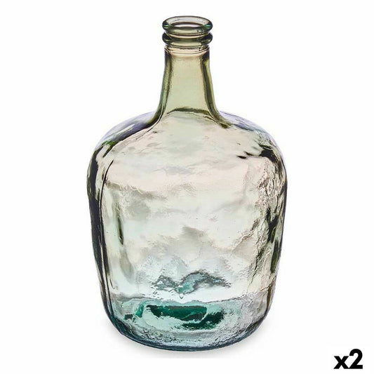 Koristepullo 8 l, champagne lasi, 19,5 x 35,5 x 19,5 cm, 2 osaa sisustus lahja