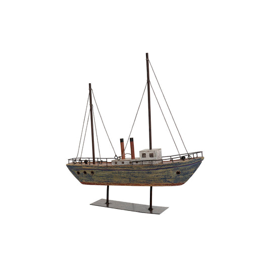 Koristevene vanhahtava viimeistely 37,5×8,5×41 cm puu & metalli, monivärinen