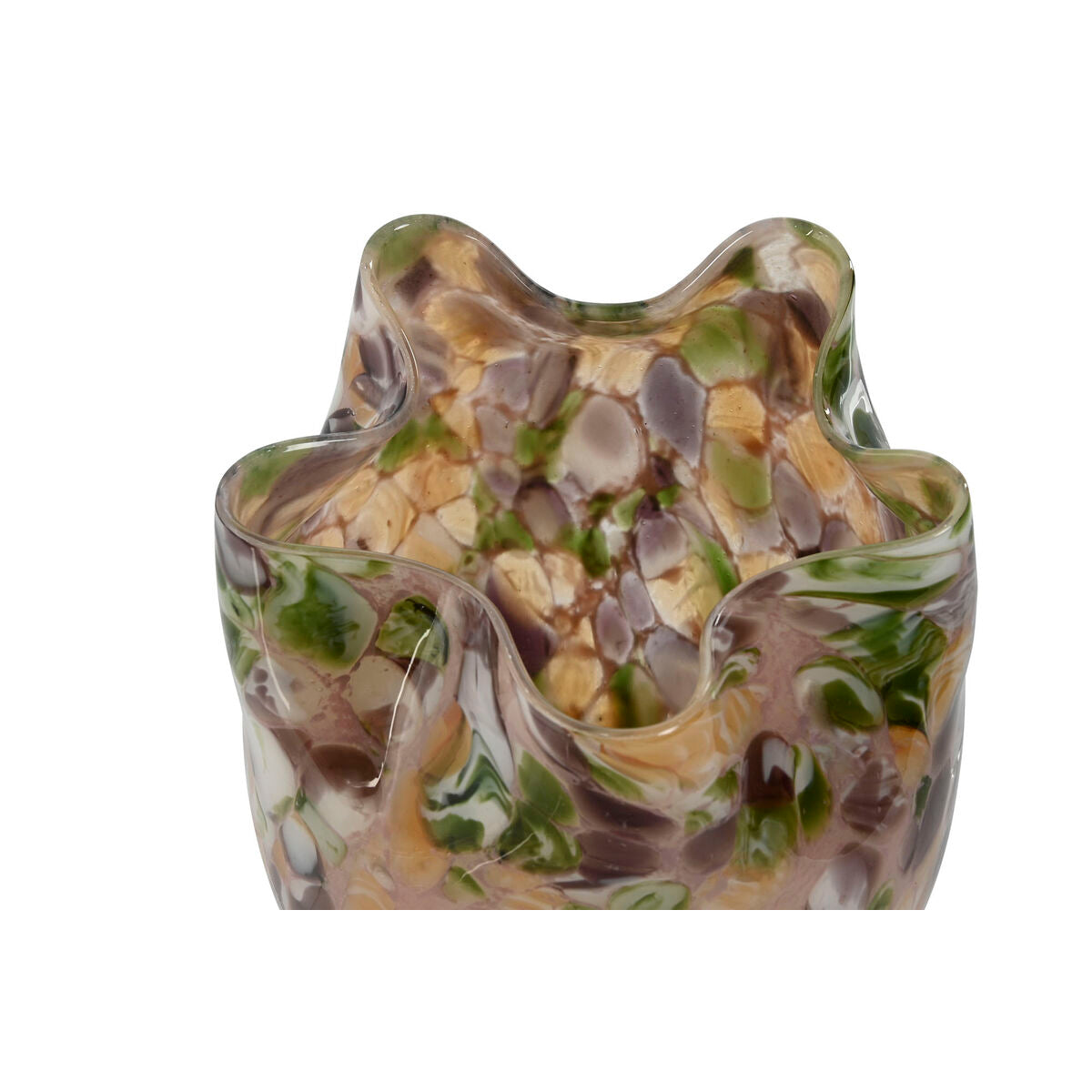 Maljakko kristalli monivärinen moderni 18 x 18 x 21,5 cm, sisustukseen