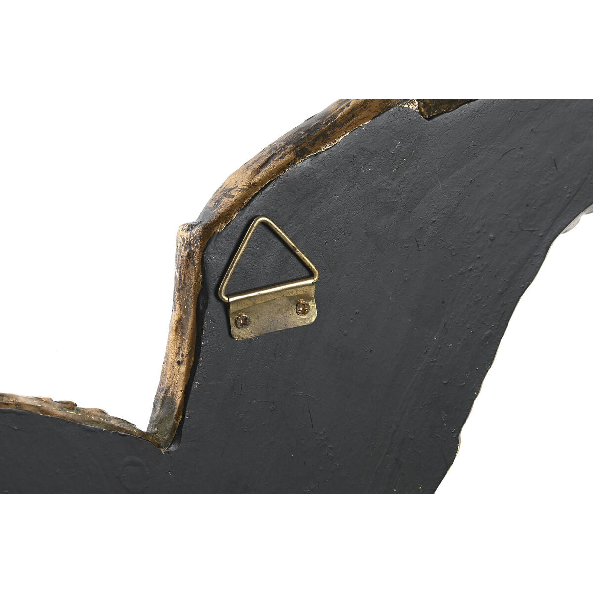 Lintukoriste peilillä, kullattu lintu hartsista ja peilistä 35,5 x 26 x 2 cm