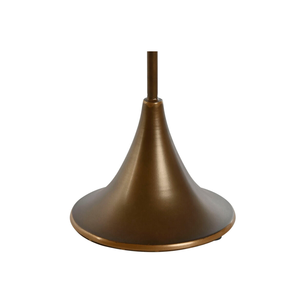 Kynttilänjalka metallinen 98 cm, kultainen elegantti lattiakynttilänjalka
