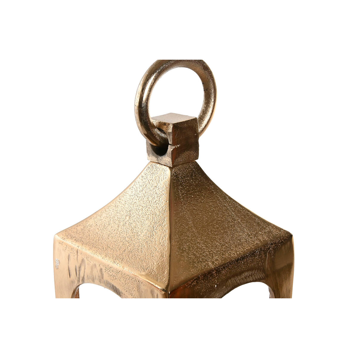 Kultainen lyhty alumiini & kristalli, arabialainen 14 x 14 x 65 cm sisustus