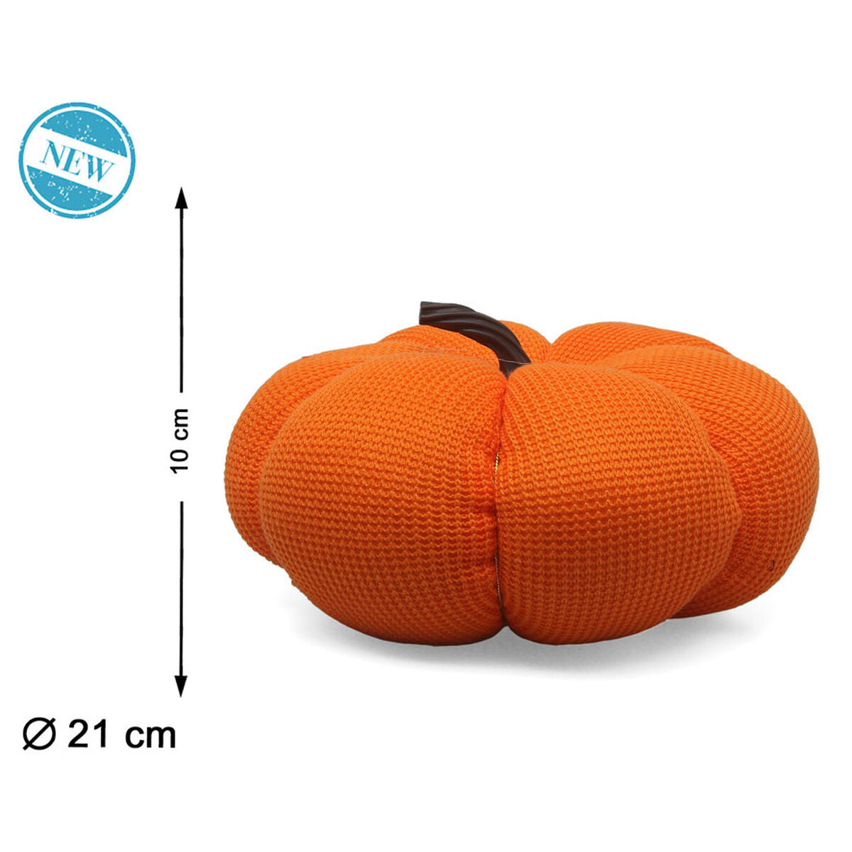 Kurpitsa koriste 21 x 10 cm, oranssi - halloween-koriste pöytäkoriste sisustus