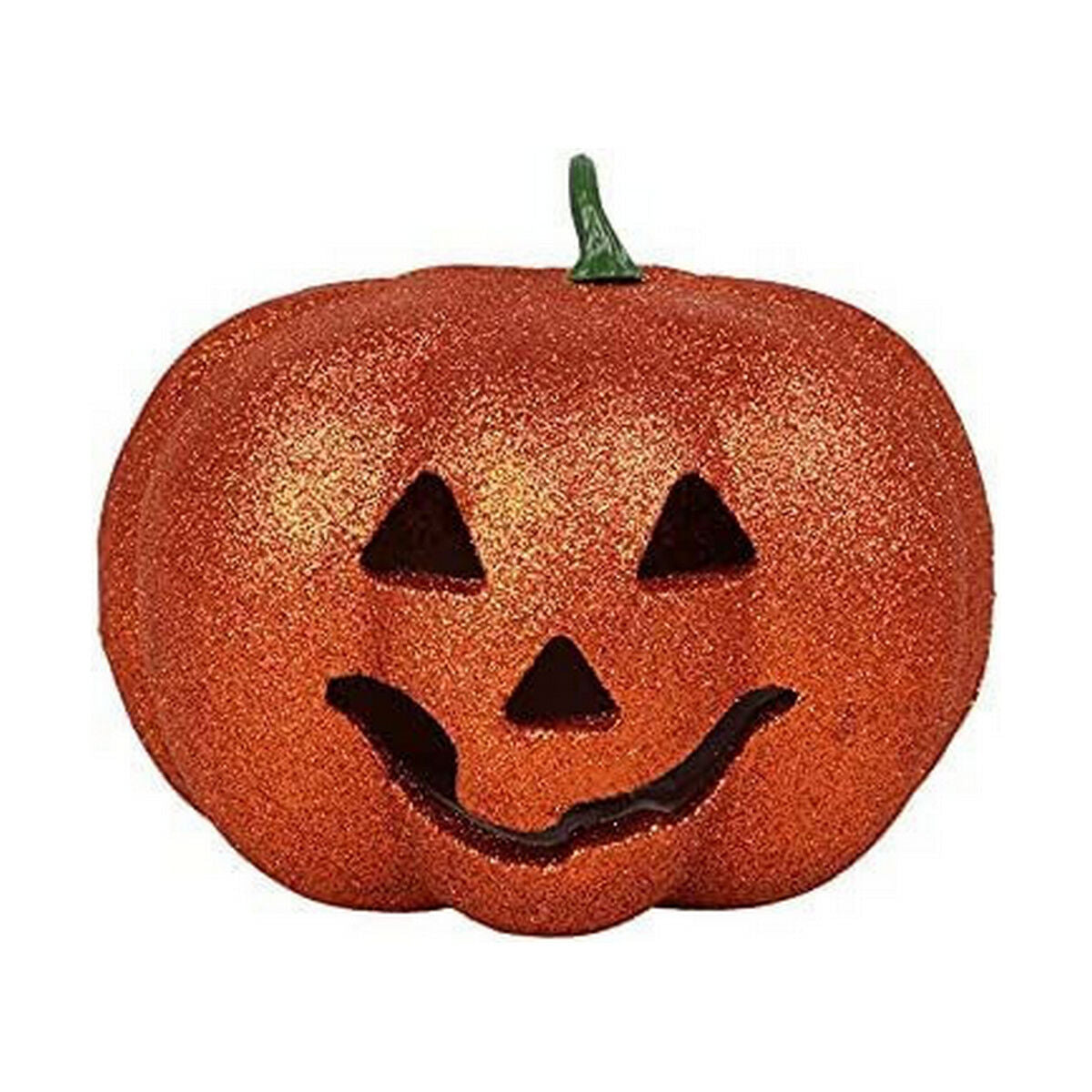 Halloween-koriste kurpitsa, valolla 17 cm - pöytäkoriste ja tunnelmavalo