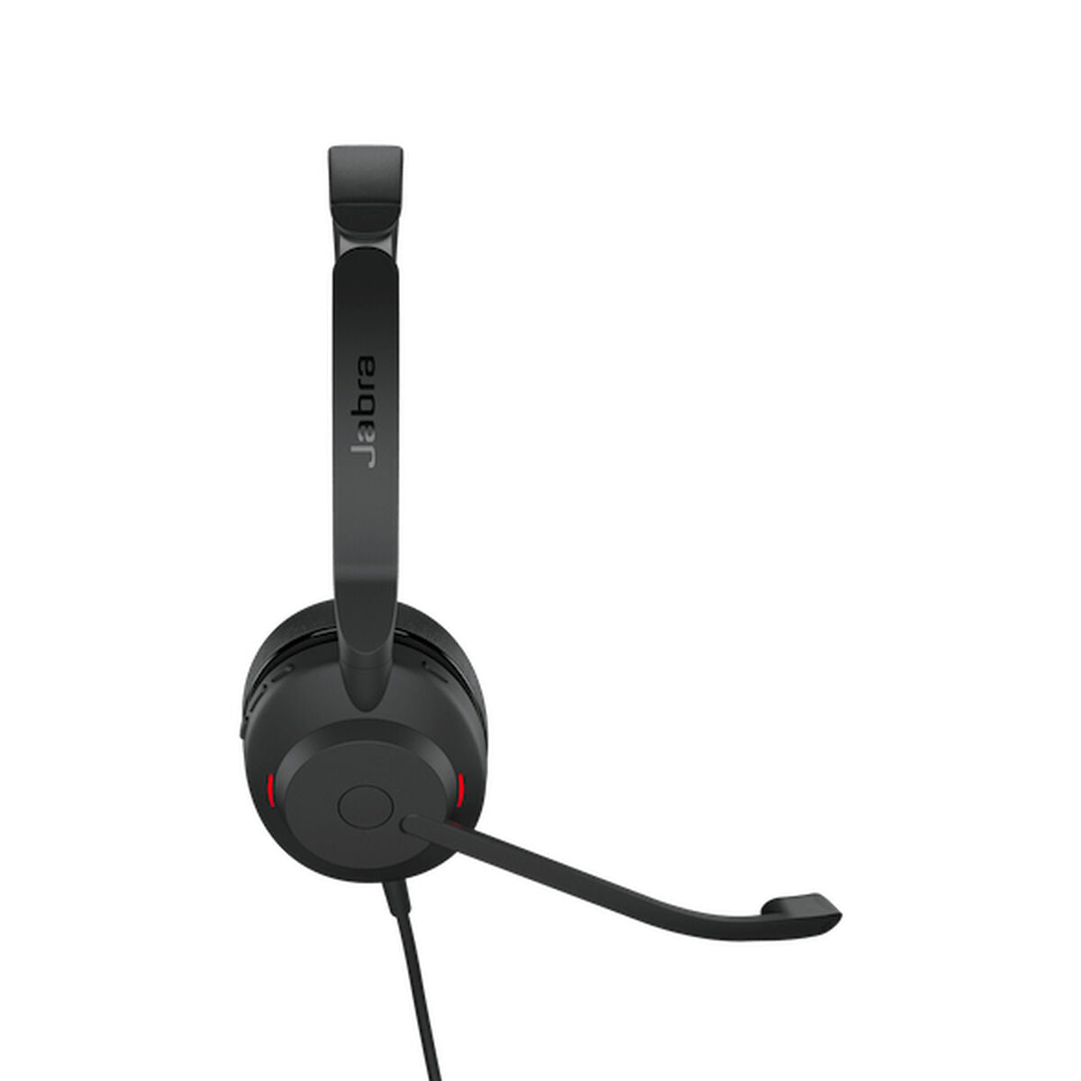 Kuuloke mikrofonilla USB-C, langallinen toimistokuuloke etätyöhön, musta