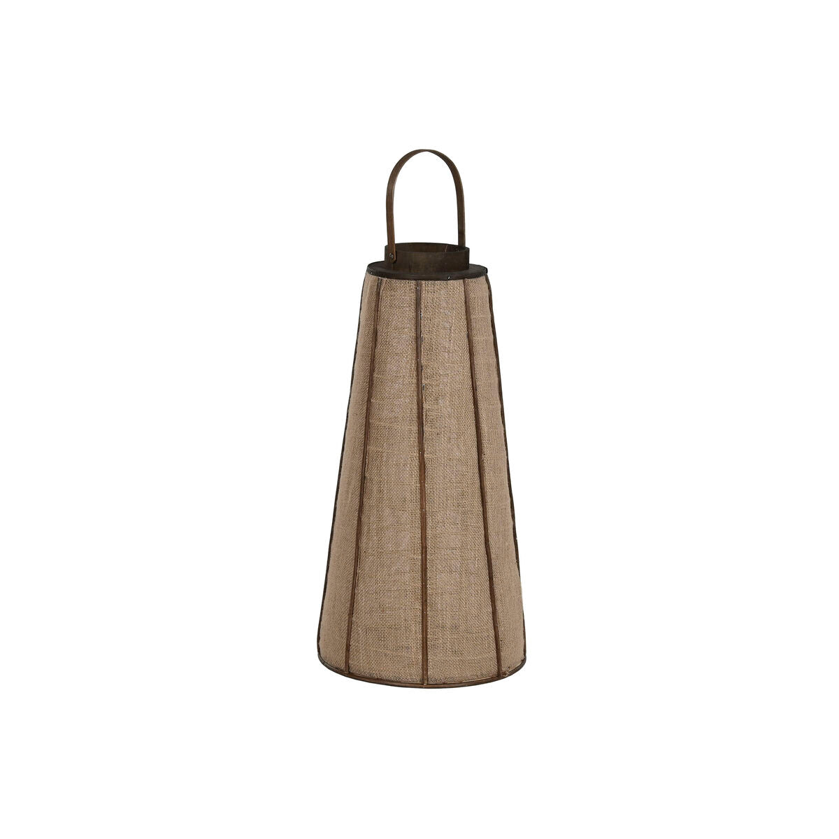 Kynttilänjalka juutti-bambu 81 cm, luonnonväri, itämainen korkea 33,5 x 81 cm