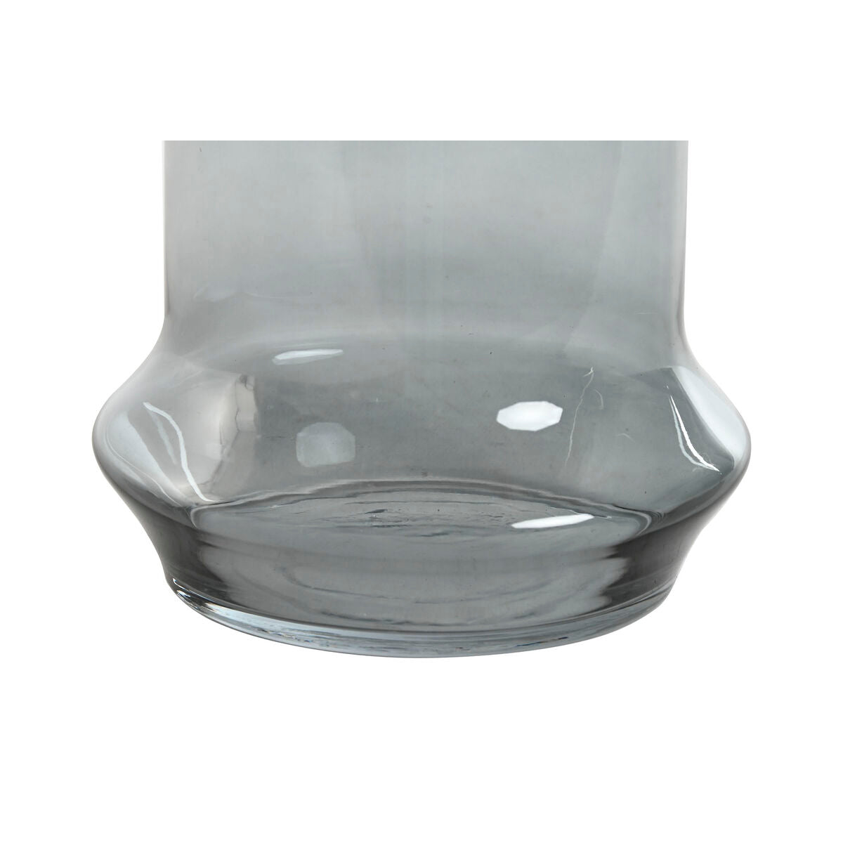 Kynttilänjalka kristalli sininen, kullattu reuna, moderni sisustus 17 x 17 x 28 cm