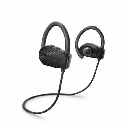Langattomat Bluetooth in-ear-kuulokkeet mikrofonilla urheiluun, mustat USB-C
