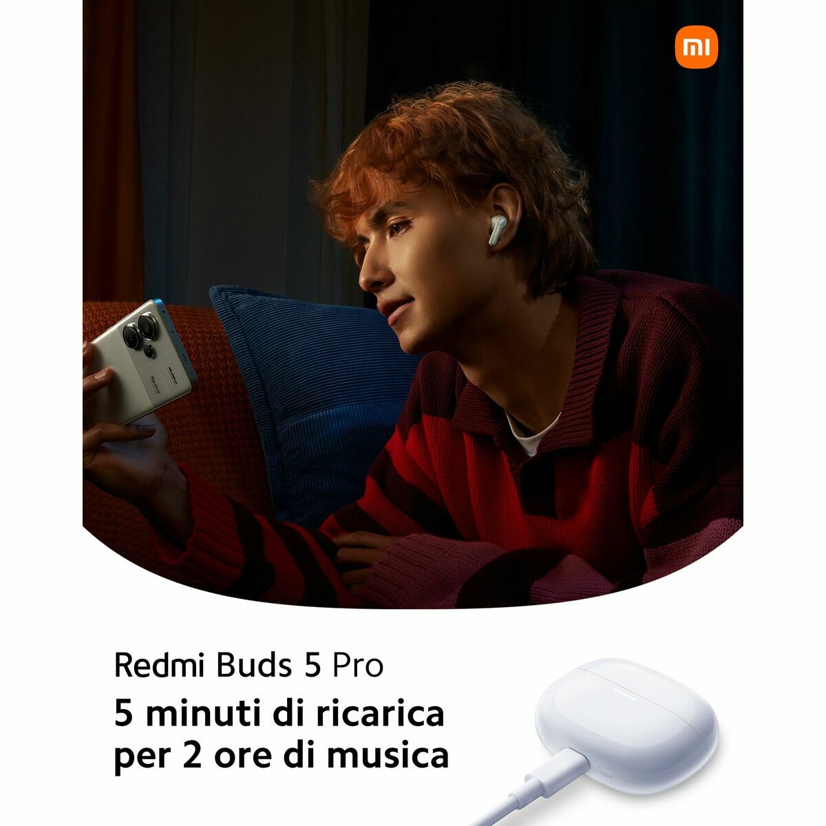 Bluetooth-kuulokkeet in-ear, langattomat TWS, IP54, 10 h, USB-C, valkoinen