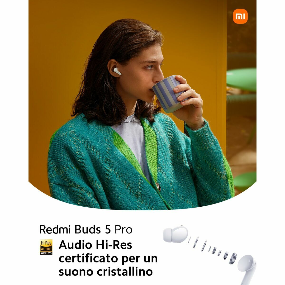 Bluetooth-kuulokkeet in-ear, langattomat TWS, IP54, 10 h, USB-C, valkoinen