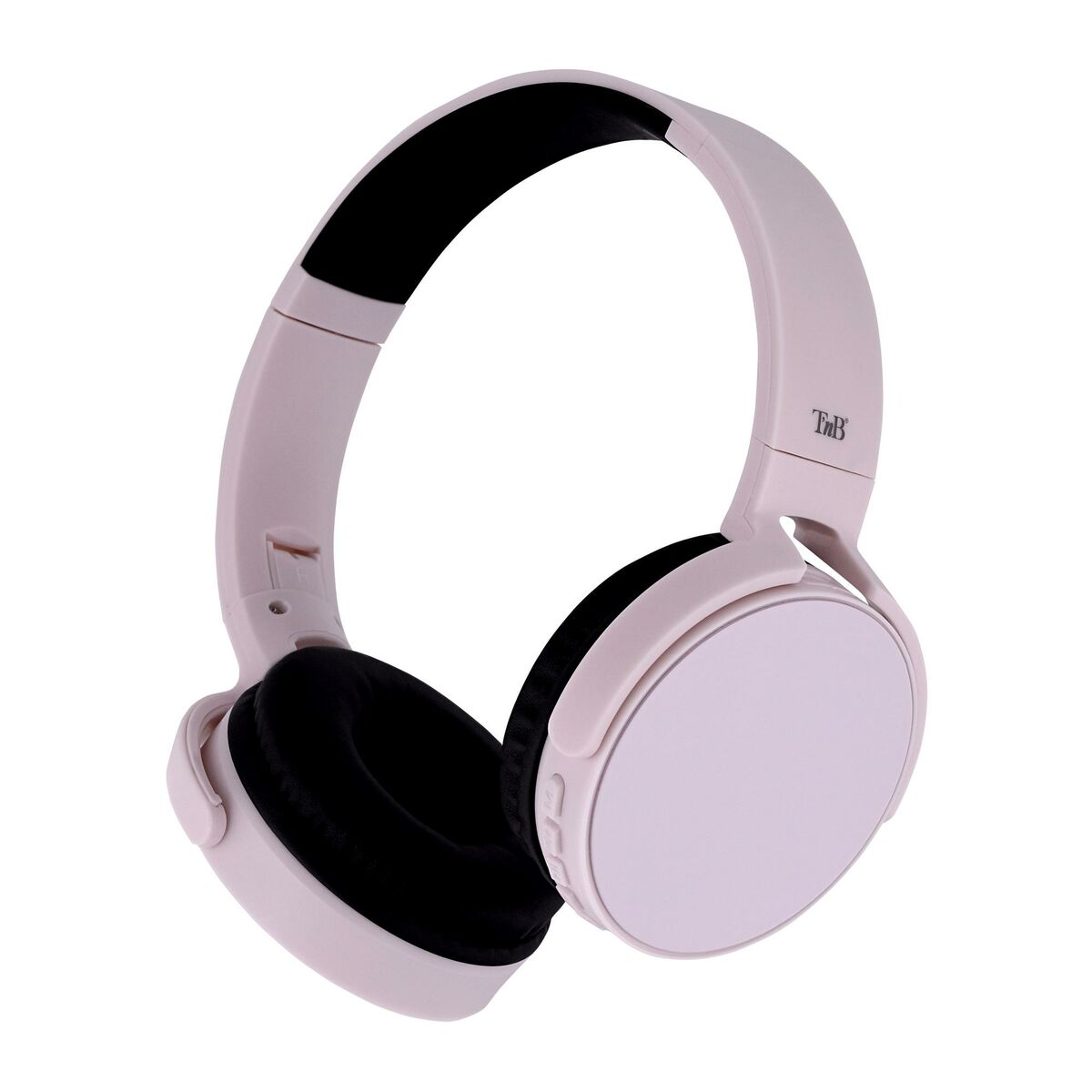 Bluetooth-kuulokkeet langattomat on-ear, 3,5 mm jack, ladattava, pinkki T'NB