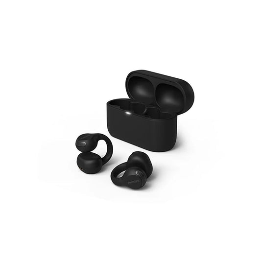 Langattomat Bluetooth-kuulokkeet TWS, mikrofonilla & USB-C, musta, IPX4, Philips