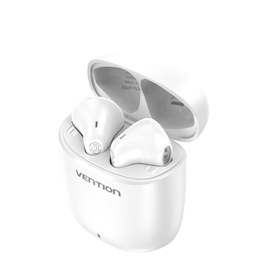 Langattomat in-ear -kuulokkeet mikrofonilla, IPX4, pikalataus, valkoinen