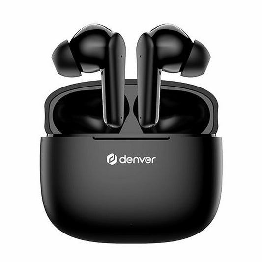 Langattomat nappikuulokkeet Bluetooth 5.3 TWS, mikrofoni & latauskotelo, musta
