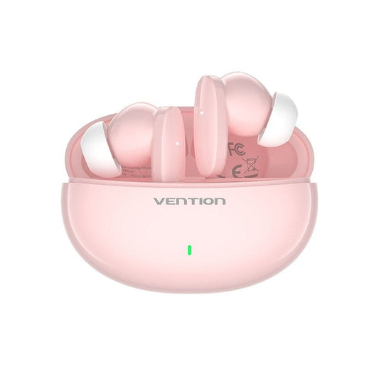 Langattomat nappikuulokkeet Bluetooth 5.3, IPX4, 7 h soittoaika, USB-C, pinkki