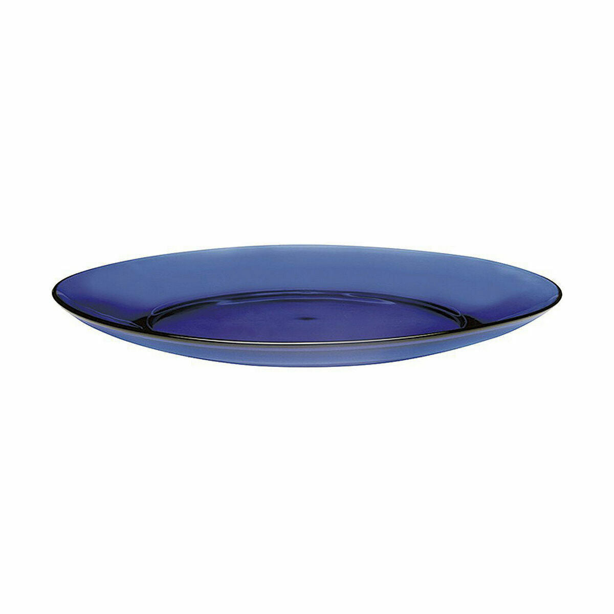 Litteä lautanen Ø 23 cm lasinen sininen, 24 kpl – ravintolaan & kotiin Duralex