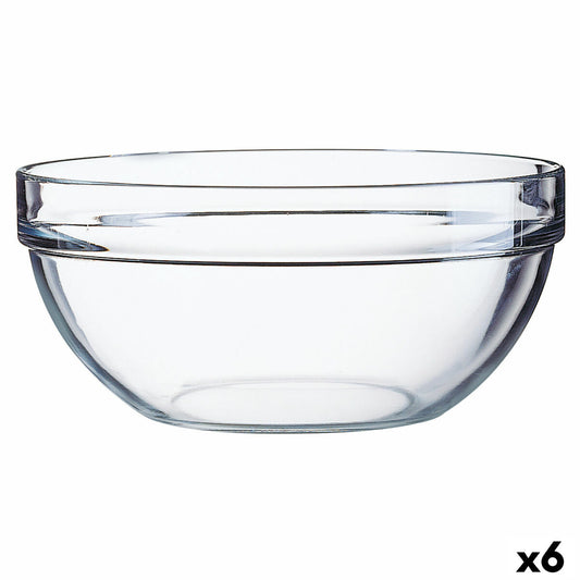 Salaattikulho Ø 26 cm, lasinen 6 kpl, kone- & mikroaaltokestävä