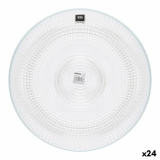 Syvä lautanen lasinen Ø 21,5 cm, 24 kpl - pöytäkattaus, juhliin & arkeen
