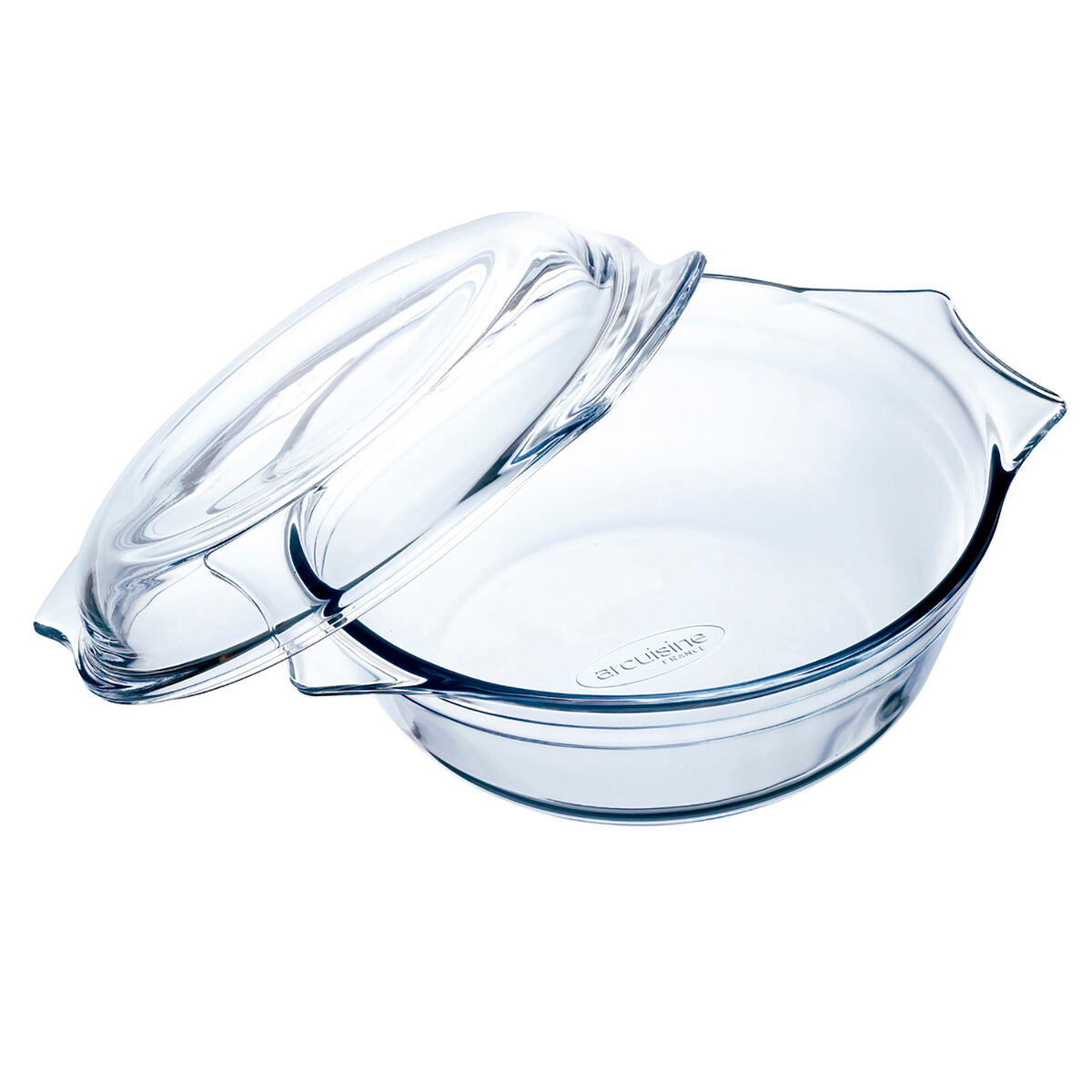 Lasinen uunivuoka, kannellinen 3 kpl 21,5x18x8,5 cm, läpinäkyvä, 300 ml & 1 l