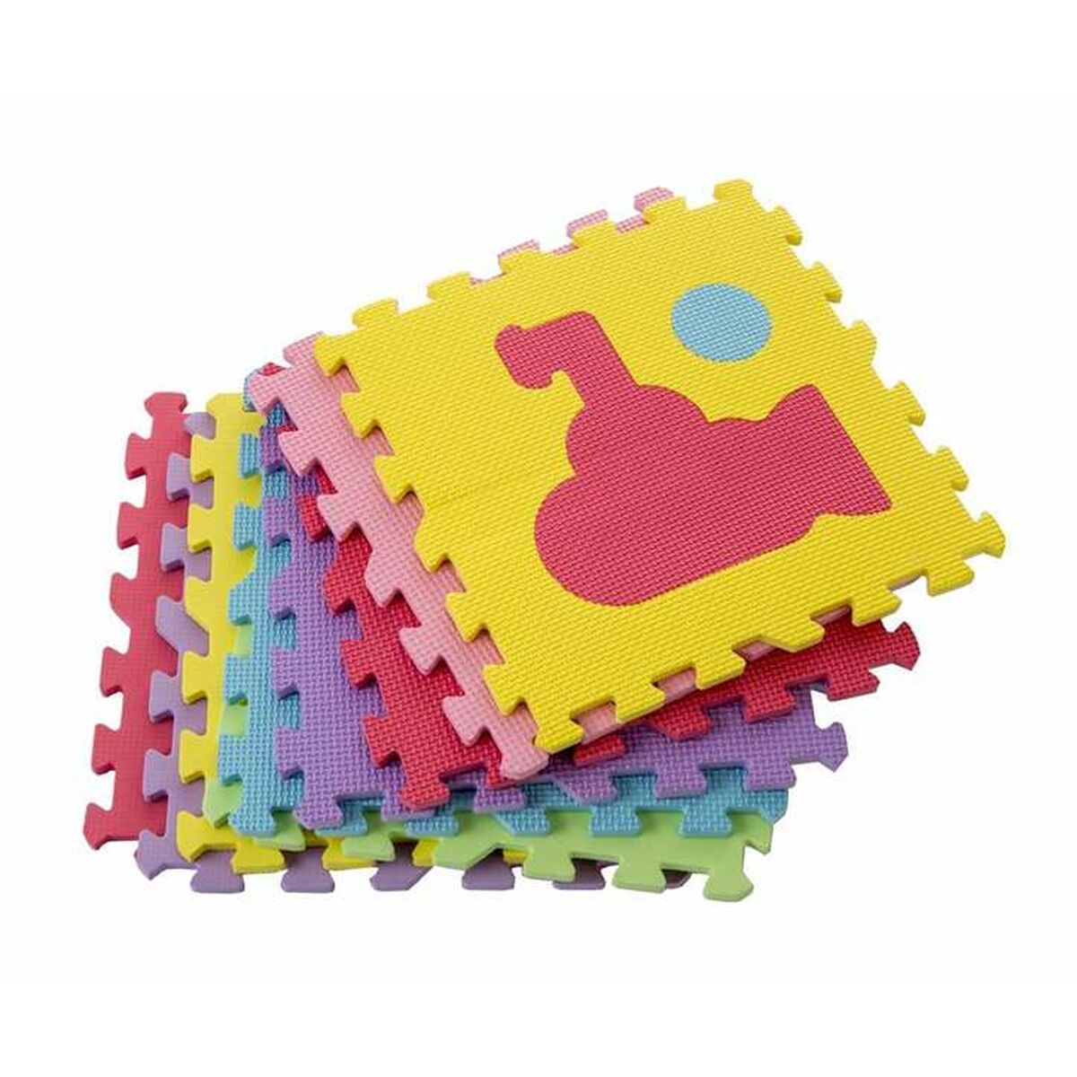 Lasten palapeli 9 palaa, 30 x 30 x 1 cm, vauvoille & taaperoille, kuljetin