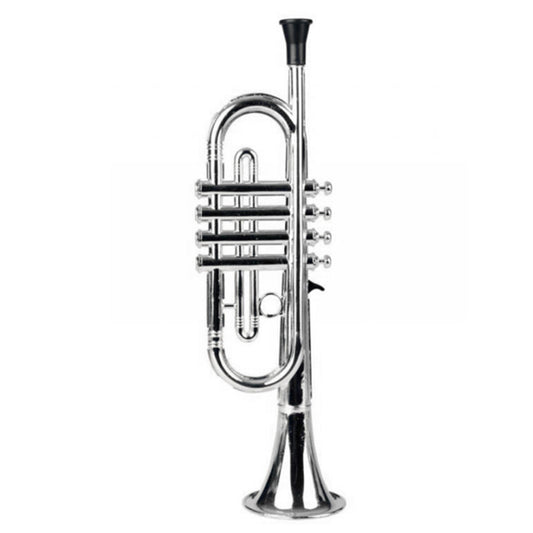 Lasten trumpetti lapsille 42 cm, metallinhohtoinen leikkisoitin, muovinen 3+