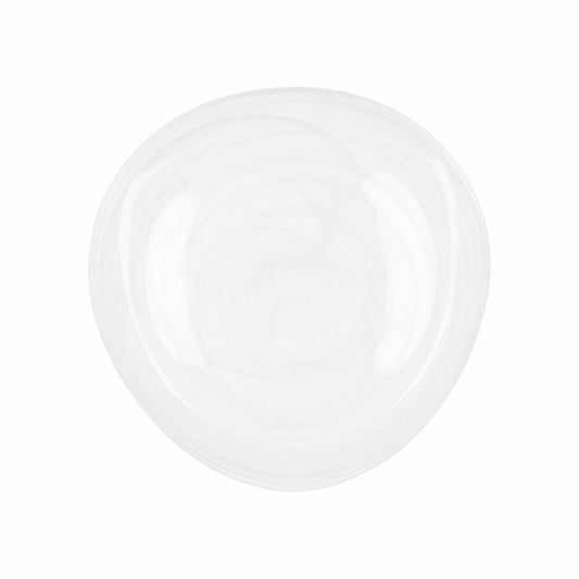 Lautanen 30 cm valkoinen lasi litteä ruokalautanen 6 kpl pakkaus, tarjoiluun